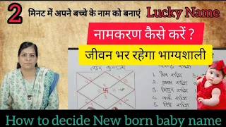 बच्चे का नाम कैसे रखें | Lucky name for new born baby | नामकरण कैसे करें | Seema Deman #numerology