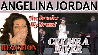 SHE BREAKS MY BRAIN...ANGELINA JORDAN "CRY ME A RIVER" | REACTION VIDEO