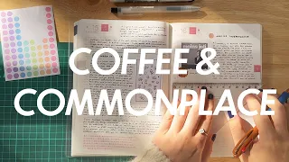 coffee & commonplace ❀ my process, research in the library, new project