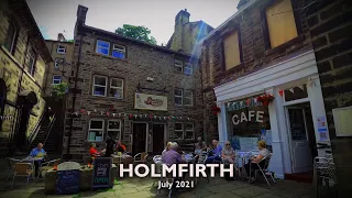 Exploring Holmfirth | Last Of The Summer Wine Yorkshire Town | Let's Walk 4K