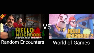 Hello neighbor Song - What's in your Basement Part 3 (Random Encounters vs World of Games)