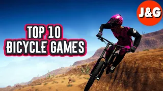 Top 10 bicycle games, downhill bike, road bike (not bmx)