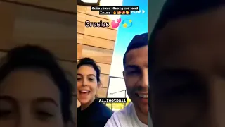 Cristiano Georgina says bye to Irina 🔥🤩 #shorts #football #ronaldo #cr7 #georgina #irina #viral