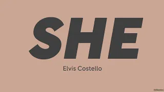 Elvis Costello — She (LYRICS)