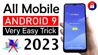 FRP BYPASS Any Android 9 Device in 2023?  Without PC✅Latest Easy Trick
