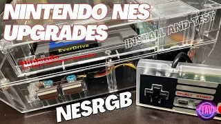 Nintendo Entertainment System Upgrades (NESRGB - POWER BOARD - CLEAR CASE)