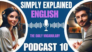 Learn English with  podcast  | Intermediate | THE COMMON WORDS 10 | season 1 episode 10