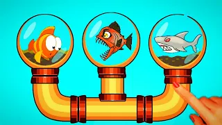 save the fish game /fishdom /save fish /fishdom mini game ad gameplay
