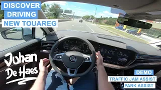 NEW 2018 VW TOUAREG 3.0 TDI V6 286 hp POV test drive /Business Atmosphere