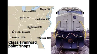 How Railroads Paint Their Locomotives