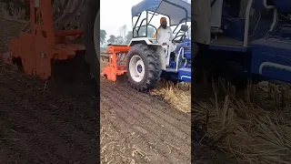 Farmtrac 60 Powermaxx🆚 Shaktiman Super Seeder, 60 की Power 💪#youtubeshort, #shots #farmer