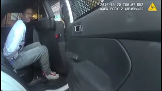 Part of 051 Melly arrest footage from April 2019