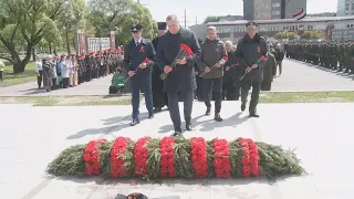 Накануне Дня Победы в Серпухове прошли митинги у мемориалов Воинской Славы