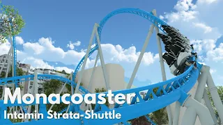 Monacoaster | Intamin LSM Strata-Shuttle Coaster | NoLimits 2 | Monaco GP Coaster Contest