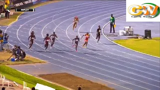 Ivory Coast Jessika Gbai & Great Britain Dina Asher-Smith -  Women's 200M Jamaica Athletic Inv.