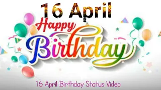 16 April Birthday Status | happy birthday status 16 april | 16 April birthday wishes | TheEnd Status