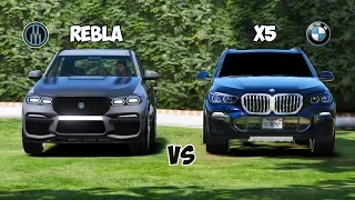 GTA 5 - UBERMACHT REBLA GTS vs BMW X5