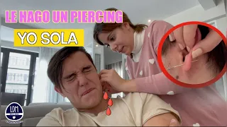 LE PERFORÉ LA OREJA Y SIGUE VIVO!! LE HAGO SU PRIMER PIERCING/Martina D´Antiochia