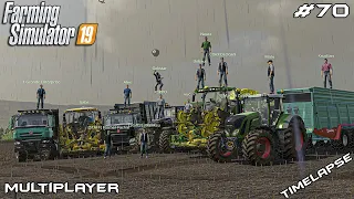 Harvesting silage in rain and mud | Ravensberg | Multiplayer Farming Simulator 19 | Episode 70