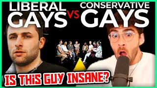 Conservative vs Liberal Gays | Hasanabi Reacts to Jubilee ft. AustinShow