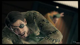 Yakuza: Like A Dragon - Saejima / Majima tag team Blade Kill