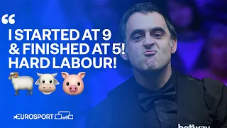 'I was getting LAZY' - When Ronnie O’Sullivan took a year out of snooker to become a PIG FARMER 🐷