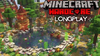 Minecraft Hardcore Longplay - Peaceful Cozy Pond, Relaxing Adventure (No Commentary) 1.19