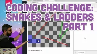 Coding Challenge #91: Snakes & Ladders - Part 1