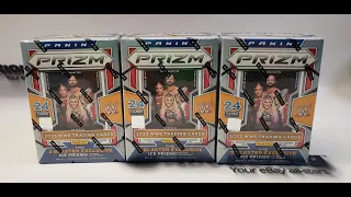 (3) 2023 Prizm WWE Blasters - 2 auto's Wow! #wwe #panini #cardopening #wrestlingcards