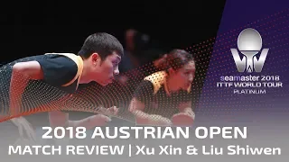Match Review Xu Xin & Liu Shiwen | 2018 ITTF Austrian Open