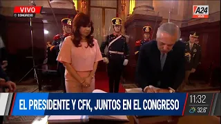 🔴 Alberto Fernández llega al Congreso