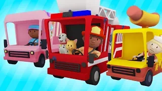 Trucks At The Car Wash! | Best of Carl's Car Wash Season 1 | Cartoons For Kids