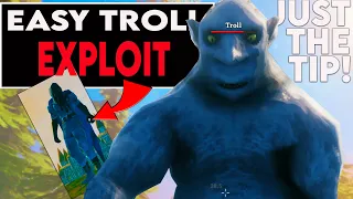 How to kill Trolls in Valheim and get the Troll Armor EASY! Super EASY Valheim EXPLOIT