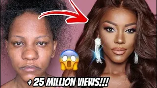 Makeup Transformation 25 MILLION Views Without Plastic Surgery! #makeuptutorial