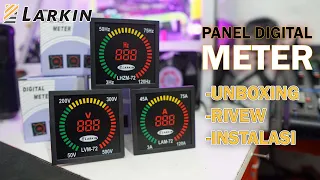 Unboxing Review Panel Digital Meter Larkin