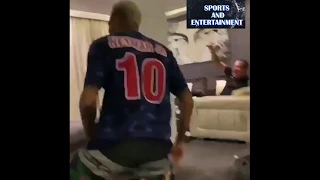 Neymar reaction in PSG VS MAN.UTD match