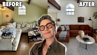 EXTREME DATED LIVING ROOM MAKEOVER