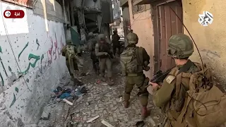 حرب شوارع.. الجيش الإسرائيلي يبث مشاهد يدعى بأنها اشتباكات وجها لوجه مع المقاومة في شوراع مخيمات غزة