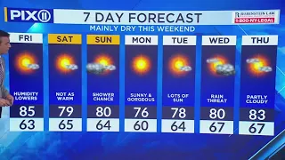 Muggy night, evening showers in tri-state forecast