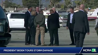 LIVE | President Biden lands in Santa Cruz County to tour storm damage