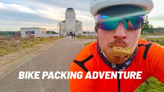 I CRASHED, near HYPOTHERMIA and FLAT TIRES - my first BIKE PACKING TRIP!