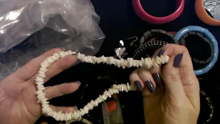 ASMR | Goodwill Jewelry Bag Show & Tell 11-9-2021 (Whisper)