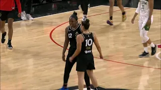 BUZZER BEATER: 12-0 Run After Chelsea Gray Ends 3rd Quarter With Steal & Pull Up From 3! #WNBA