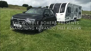 2021 SsangYong Korando pioneer Awd review towing a caravan and family space.