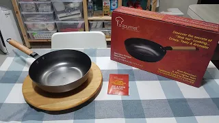 This is how I season my cast iron wok (Nitrigan)