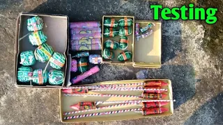 Different types of Fireworks Testing 2022 || unique type of fireworks testing ||#newyear