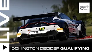 LIVE | Qualifying | #DoningtonDecider | Intelligent Money British GT Championship 2023