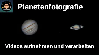 Planetenfotografie 🪐 Videos aufnehmen und bearbeiten | Teleskop, Barlow, Astrocam (Tutorial)