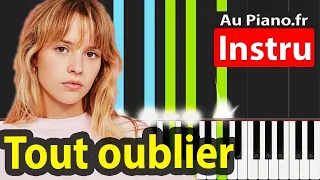 Tout oublier Paroles Piano Angèle -  Brol Tuto facile