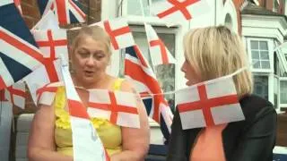 The football super fan who is really flying the flag for England